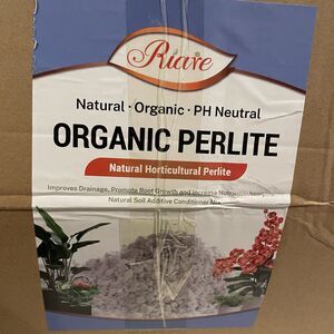 Organic Perlite 15 Quarts Soil Amendment for Plants Garden natural horticultural